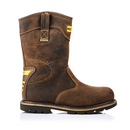 Buckbootz B701 Brown Crazy Horse Leather Rigger Boot