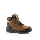 Buckbootz BSH002BR Dark Brown Crazy Horse Leather Buckshot Lace Safety Boot