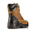 Buckbootz BSH011 Dark Brown Crazy Horse Buckshot High Leg Lace Safety Boot