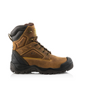 Buckbootz BSH011 Dark Brown Crazy Horse Buckshot High Leg Lace Safety Boot