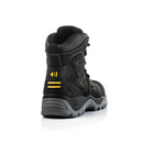 Buckbootz BSH012BK Black Crazy Horse Leather Buckshot Lace Safety Boot With Ankle Protection