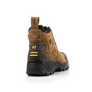 Buckbootz BSH014BR Brown Crazy Horse Leather Buckshot Dealer Safety Boot With Ankle Protection