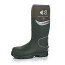 Buckbootz BBZ8000GR Green Non-Metallic Safety Wellington Boots With Ankle Protection