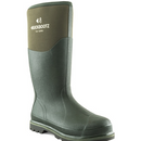 Buckbootz BBZ5020 Green Non-Safety Wellington Boot