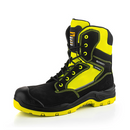 Buckbootz BVIZ1BKYL Black / Hi-Vis Yellow 360 High Visibility Lace/Zip Safety Boot