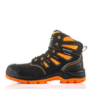 Buckbootz BVIZ2BKOR Black / Hi-Vis Orange High Visibility Waterproof Lace Safety Boot