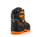 Buckbootz BVIZ2BKOR Black / Hi-Vis Orange High Visibility Waterproof Lace Safety Boot