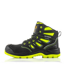 Buckbootz BVIZ2BKYL Black / Hi-Vis Yellow High Visibility Waterproof Safety Boot