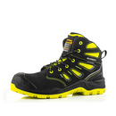 Buckbootz BVIZ2BKYL Black / Hi-Vis Yellow High Visibility Waterproof Safety Boot