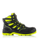 Buckbootz BVIZ2BKYL Black / Hi-Vis Yellow High Visibility Waterproof Safety Boot