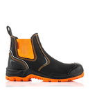Buckbootz BVIZ3BKOR Black / Hi-Vis Orange High Visibility Safety Dealer Boot
