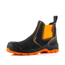 Buckbootz BVIZ3BKOR Black / Hi-Vis Orange High Visibility Safety Dealer Boot