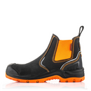 Buckbootz BVIZ3BKOR Black / Hi-Vis Orange High Visibility Safety Dealer Boot