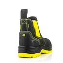 Buckbootz BVIZ3BKYL Black / Hi-Vis Yellow 360 High Visibility Safety Dealer Boot