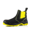 Buckbootz BVIZ3BKYL Black / Hi-Vis Yellow 360 High Visibility Safety Dealer Boot