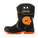 Buckbootz BVIZ5BKOR Black / Hi-Vis Orange Buckzviz Safety Rigger Boot