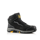 Buckbootz BLITZBK Black Tradez Lightweight Lace Waterproof Safety Boot