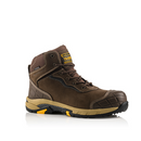 Buckbootz BLITZBR Brown Tradez Lightweight Lace Waterproof Safety Boot