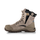 Buckbootz BLASTZSTN Stone Tradez High Leg Lace/Zip Safety Boot