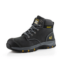 Buckbootz WIZL1BLK Black Nubuckz Lace Safety Boot