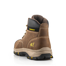 Buckbootz WIZL1BRN Brown Nubuckz Lace Safety Boot