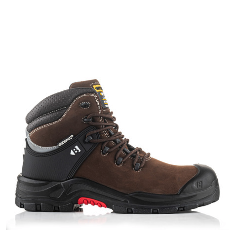 Buckbootz NKZ102BRN Dark Brown Nubuckz Dealer Safety Lace Boot