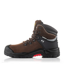 Buckbootz NKZ102BRN Dark Brown Nubuckz Dealer Safety Lace Boot