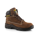 Buckbootz LACERZ Brown Nubuckz Lace Safety Boot