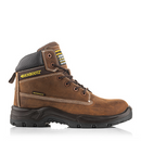 Buckbootz LACERZ Brown Nubuckz Lace Safety Boot