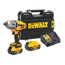 Dewalt DCF900P2T-GB 18v XR Brushless 1/2"Dr High Torque Impact Wrench Hog Ring - 2x 5Ah Batteries