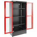 Facom JLS3-A1000PV JETLINE+ RED Tall 2 Hinged Glazed Door Base Unit