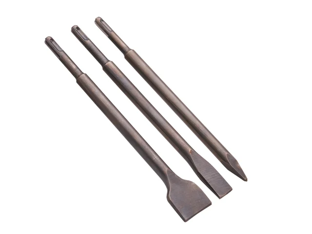 Faithfull XMS25SDSSET 3pce SDS+ Chisel Bit Set