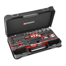 Facom RS.GRPPB 1/4″ & 1/2″Dr 60pce OGV Grip 6 Point Socket Set