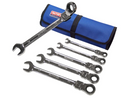 Faithfull FAISPARAT6SR 6pce Metric 8-19mm Ratcheting Spanner Set