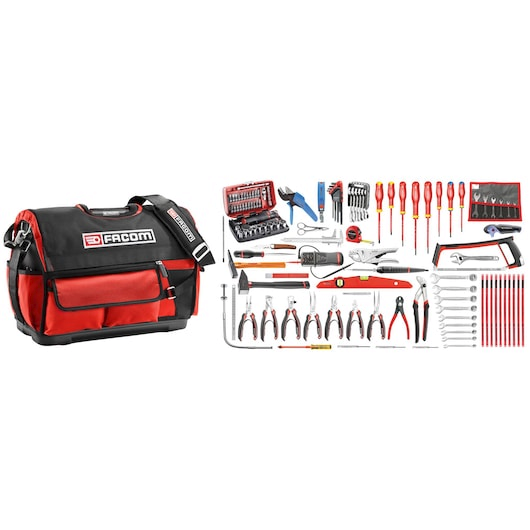 Facom  2120.E18 120pce Electricians Metric Tool Kit C/W BS.T20 Tool Bag