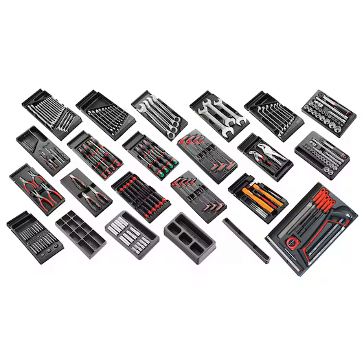 Facom CM.230 230pce General Purpose Tool Kit Module Trays C/W JET.9M3 Roller Cabinet