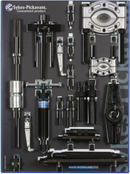 Sykes-Pickavant 19310500 Hydraulic Internal Extractor, Puller & Separator Kit with Slide Hammer, on Panel