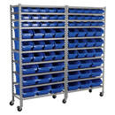 Sealey TPS72 72 Bin Mobile Storage System