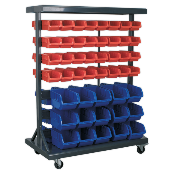 Sealey TPS94 94 Bin Mobile Storage System
