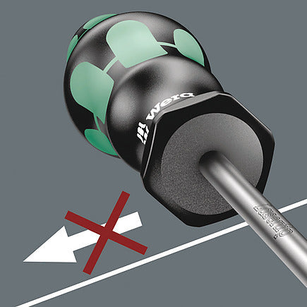 Wera Kraftform 138263 T25x100mm 367 TORX® BO Tamperproof Torx Screwdriver