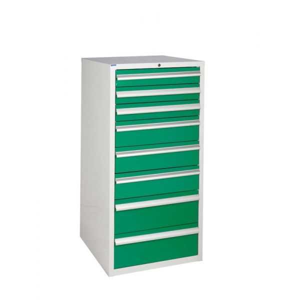 Euroslide EUC1206075X Euroslide Cabinet with 8 Drawers (1200 x 600 x 750mm)