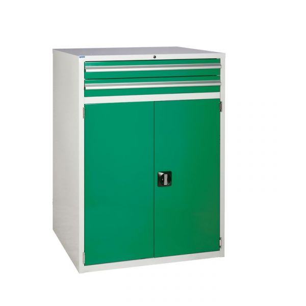 Euroslide EUC12090752 Cabinet with 2 Drawers and 1 Cupboard (1200 x 900 x 750mm)