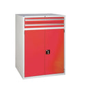 Euroslide EUC12090652 Cabinet with 2 Drawers and 1 Cupboard (1200 x 900 x 650mm)