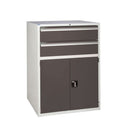 Euroslide EUC12090653 Cabinet with 2 Drawers and 1 Cupboard (1200 x 900 x 650mm)