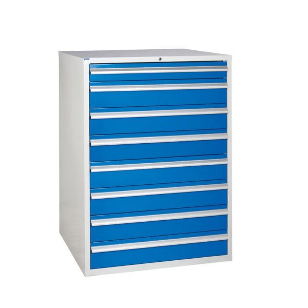 Euroslide EUC12090658 Cabinet with 8 Drawers (1200 x 900 x 650mm)