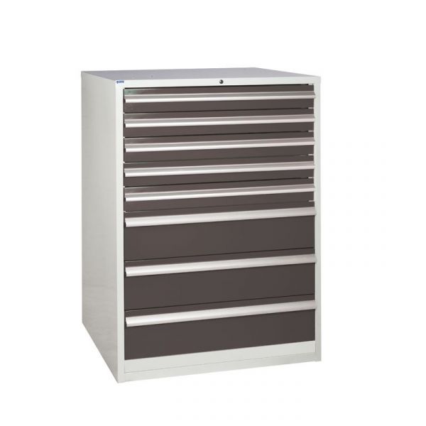 Euroslide EUC1209075W Cabinet with 8 Drawers (1200 x 900 x 750mm)