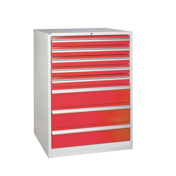 Euroslide EUC1209075W Cabinet with 8 Drawers (1200 x 900 x 750mm)