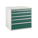 Euroslide EUC18290654 Cabinet with 5 Drawers (825 x 900 x 650mm)
