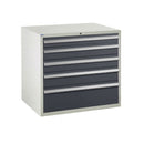 Euroslide EUC18290754 Cabinet with 5 Drawers (825 x 900 x 750mm)