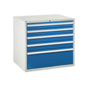 Euroslide EUC18290658 Cabinet with 5 Drawers (825 x 900 x 650mm)